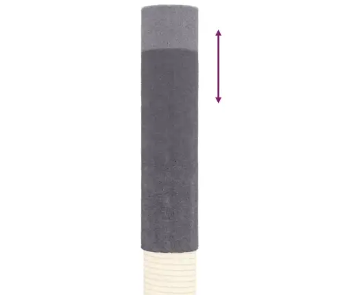 Kaķu Māja Līdz Griestiem, Tumši Pelēka, 277-303 Cm Vidaxl