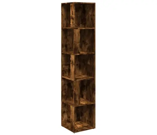 Stūra Plaukts, Ozola Krāsa, 33X33X164,5 Cm, Inženierijas Koks Vidaxl