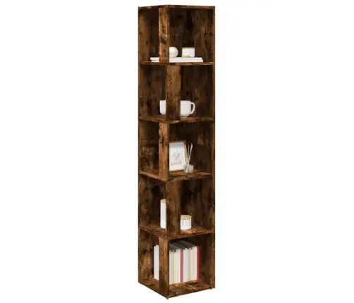 Stūra Plaukts, Ozola Krāsa, 33X33X164,5 Cm, Inženierijas Koks Vidaxl