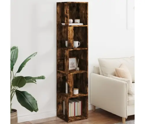 Stūra Plaukts, Ozola Krāsa, 33X33X164,5 Cm, Inženierijas Koks Vidaxl