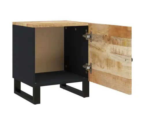 Naktinė Spintelė, 40X33X46cm Mango Medienos Masyvas