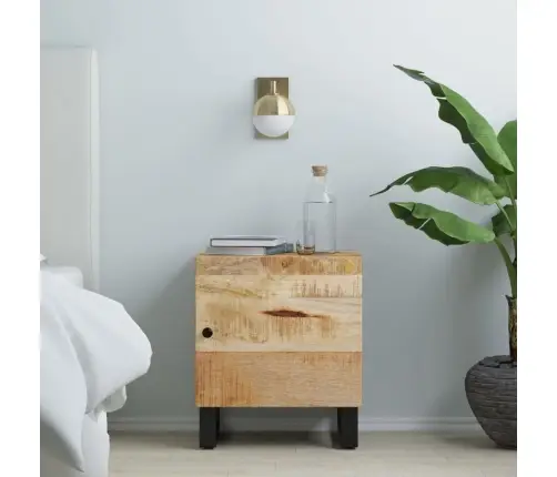 Naktinė Spintelė, 40X33X46cm Mango Medienos Masyvas
