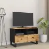 Tv Skapītis, 70X33X46 Cm, Mango Masīvkoks Vidaxl Tv Skapītis, 70X33X46 Cm, Mango Masīvkoks Vidaxl