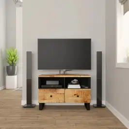 Tv Skapītis, 70X33X46 Cm, Mango Masīvkoks Vidaxl