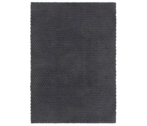 Paklājs, Taisnstūra, Antracītpelēks, 160X230 Cm, Kokvilna Vidaxl