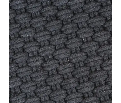 Paklājs, Taisnstūra, Antracītpelēks, 160X230 Cm, Kokvilna Vidaxl