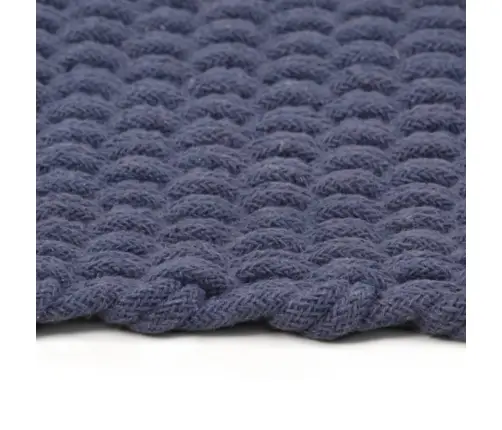 Vaip, Ristkülikukujuline, Tumesinine, 160 X 230 cm Puuvill