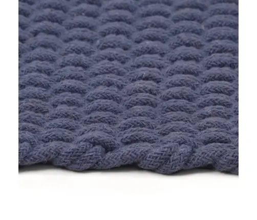 Paklājs, Taisnstūra, Tumši Zils, 180X250 Cm, Kokvilna Vidaxl