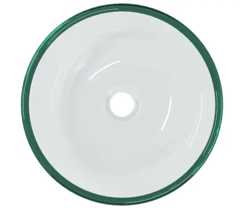 Izlietne, 35X12 Cm, Caurspīdīgs Rūdīts Stikls Vidaxl