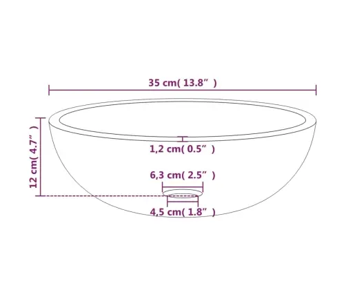 Izlietne, 35X12 Cm, Caurspīdīgs Rūdīts Stikls Vidaxl