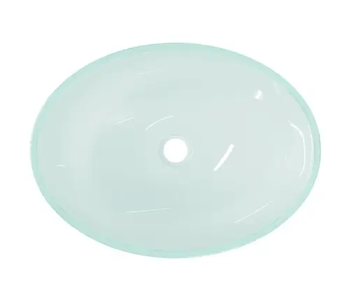 Izlietne, 50X37X14 Cm, Matēts Rūdīts Stikls Vidaxl