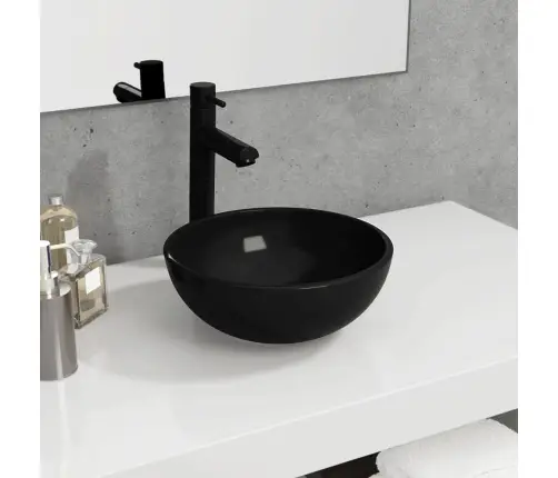 Valamu, Karastatud Klaas, 30 X 12 cm Must