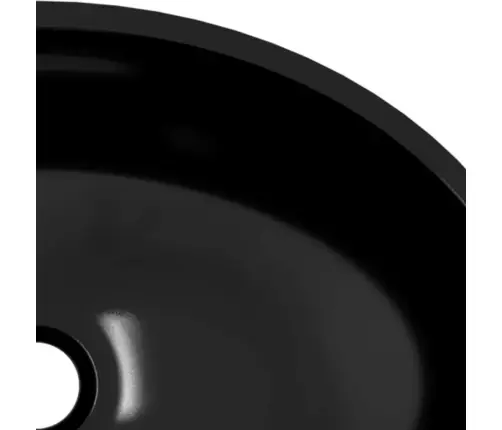 Izlietne, 50X37X14 Cm, Melns Stikls Vidaxl