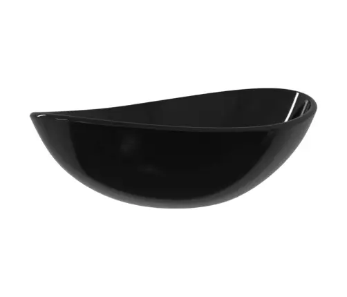 Izlietne, 54,5X35X15,5 Cm, Melns Rūdīts Stikls Vidaxl