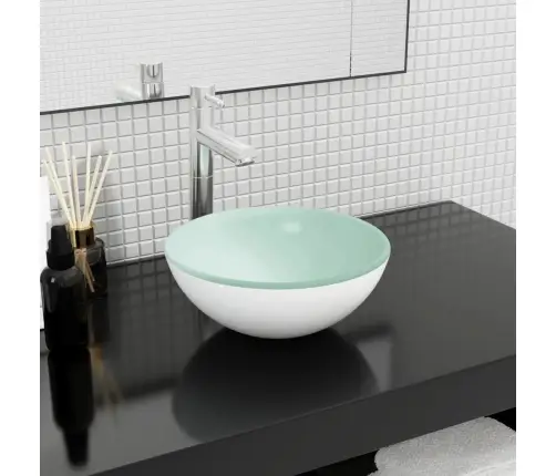 Valamu, Karastatud Klaas, 30 X 12 cm Valge