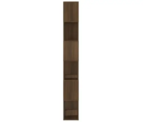 Raamaturiiul/Ruumijagaja, Pruun Tamm, 60 X 24 X 186 Cm