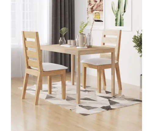 Virtuves Galds, 110X70X75 Cm, Akācijas Masīvkoks Vidaxl