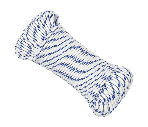 Laivu Virve, Balta, 3 Mm, 25 M, Polipropilēns Vidaxl
