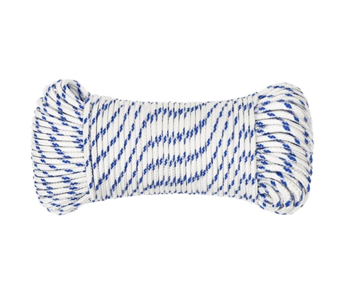 Laivu Virve, Balta, 3 Mm, 100 M, Polipropilēns Vidaxl