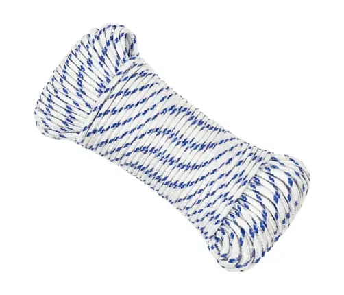 Laivu Virve, Balta, 3 Mm, 500 M, Polipropilēns Vidaxl