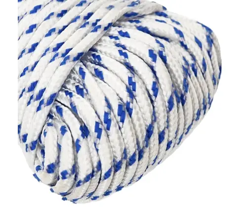 Laivu Virve, Balta, 4 Mm, 25 M, Polipropilēns Vidaxl