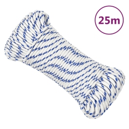 Paadiköis, Valge, 5 Mm, 25 M, Polüpropüleen