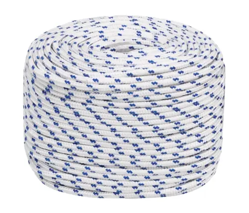 Laivu Virve, Balta, 8 Mm, 25 M, Polipropilēns Vidaxl