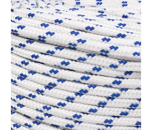 Laivu Virve, Balta, 8 Mm, 50 M, Polipropilēns Vidaxl