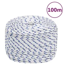 Valties Virvė, Baltos Spalvos, 10Mm, 100M, Polipropilenas