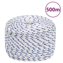 Laivu Virve, Balta, 10 Mm, 500 M, Polipropilēns Vidaxl
