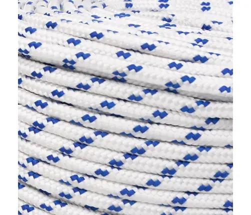 Laivu Virve, Balta, 10 Mm, 500 M, Polipropilēns Vidaxl