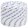 Laivu Virve, Balta, 16 Mm, 25 M, Polipropilēns Vidaxl