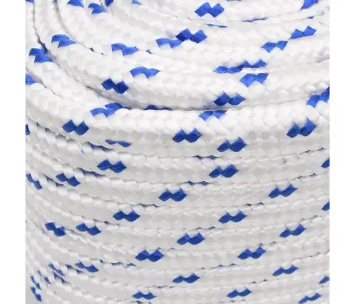 Laivu Virve, Balta, 16 Mm, 25 M, Polipropilēns Vidaxl