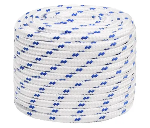 Laivu Virve, Balta, 18 Mm, 25 M, Polipropilēns Vidaxl