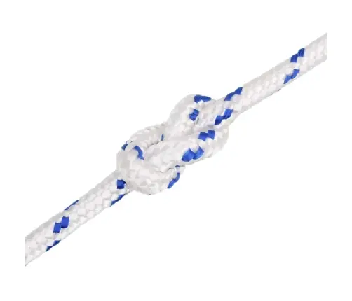 Laivu Virve, Balta, 18 Mm, 25 M, Polipropilēns Vidaxl
