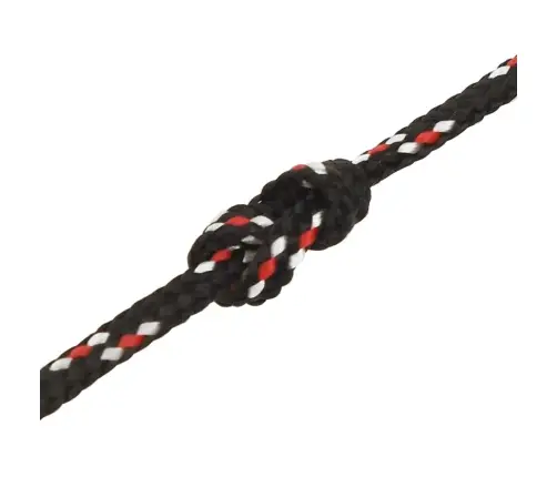 Laivu Virve, Melna, 2 Mm, 250 M, Polipropilēns Vidaxl