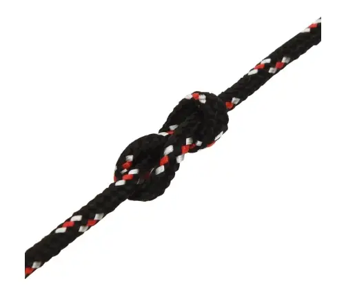 Laivu Virve, Melna, 3 Mm, 100 M, Polipropilēns Vidaxl