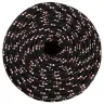 Laivu Virve, Melna, 6 Mm, 25 M, Polipropilēns Vidaxl