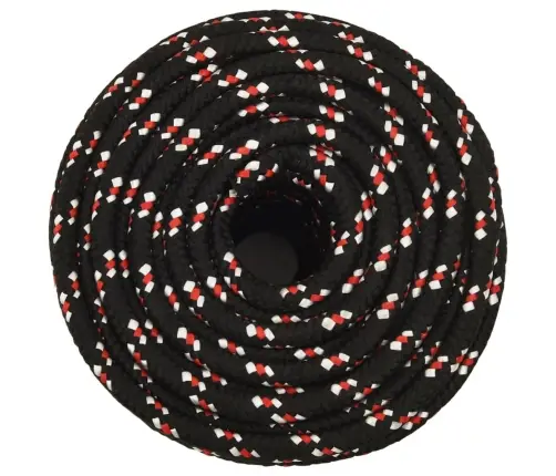 Laivu Virve, Melna, 18 Mm, 25 M, Polipropilēns Vidaxl