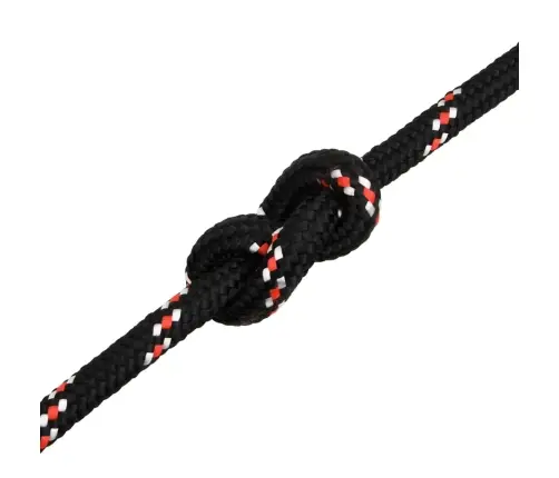 Laivu Virve, Melna, 18 Mm, 100 M, Polipropilēns Vidaxl