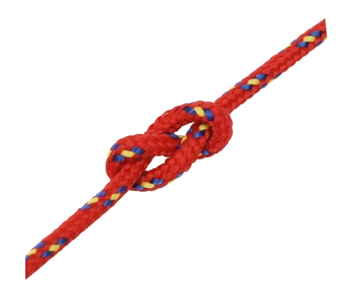 Laivu Virve, Sarkana, 4 Mm, 25 M, Polipropilēns Vidaxl