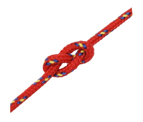 Laivu Virve, Sarkana, 5 Mm, 25 M, Polipropilēns Vidaxl