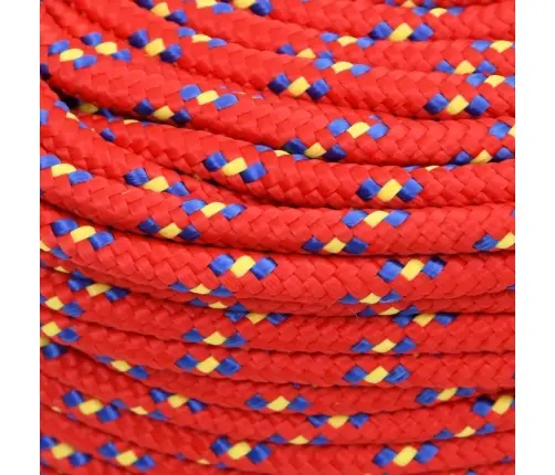Paadiköis, Punane, 6 Mm, 25 M, Polüpropüleen