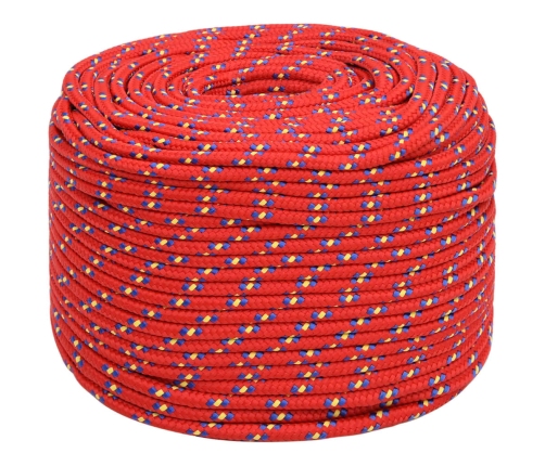 Laivu Virve, Sarkana, 8 Mm, 50 M, Polipropilēns Vidaxl