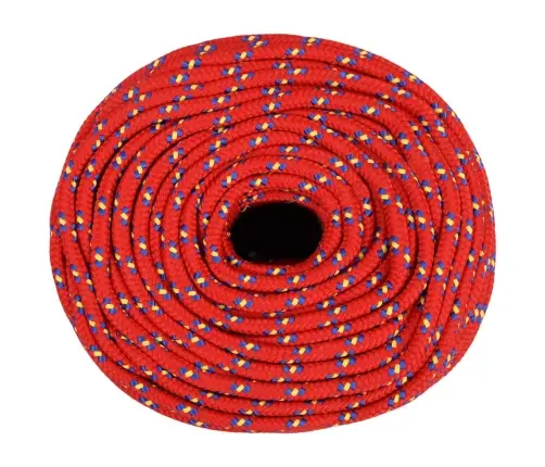 Valties Virvė, Raudonos Spalvos, 8Mm,50M, Polipropilenas