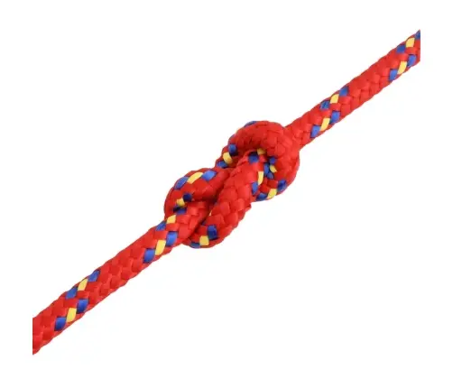 Valties Virvė, Raudonos Spalvos, 8Mm,50M, Polipropilenas