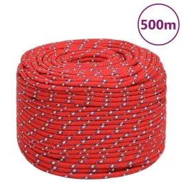 Laivu Virve, Sarkana, 10 Mm, 500 M, Polipropilēns Vidaxl
