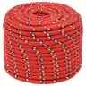 Laivu Virve, Sarkana, 12 Mm, 25 M, Polipropilēns Vidaxl