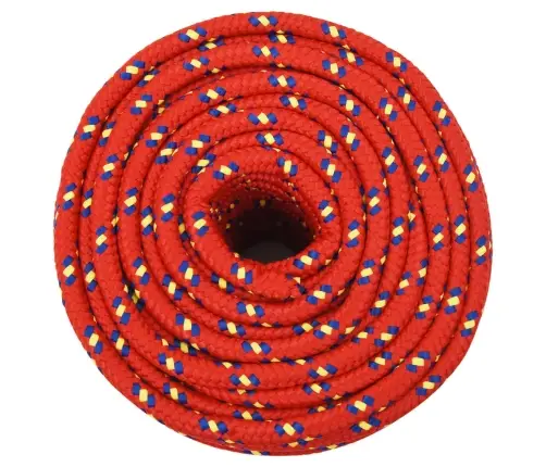 Laivu Virve, Sarkana, 14 Mm, 100 M, Polipropilēns Vidaxl