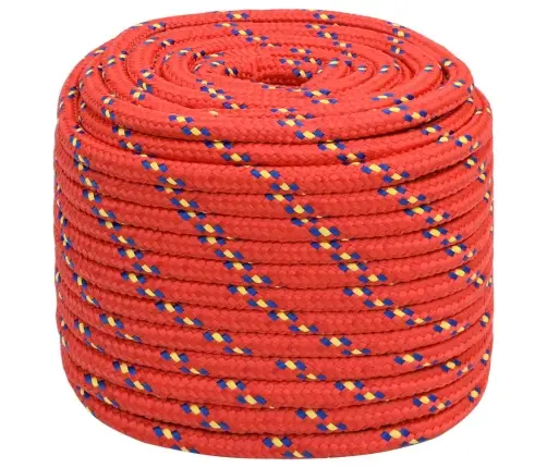 Laivu Virve, Sarkana, 18 Mm, 25 M, Polipropilēns Vidaxl